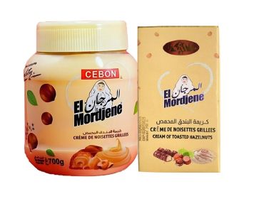 Cebon El mordjene Hazelnut Cream Spread 700g l El mordjene Hazelnut Cream Chocolate 230g Perfect Nutty And Creamy Indulgence Gift Set
